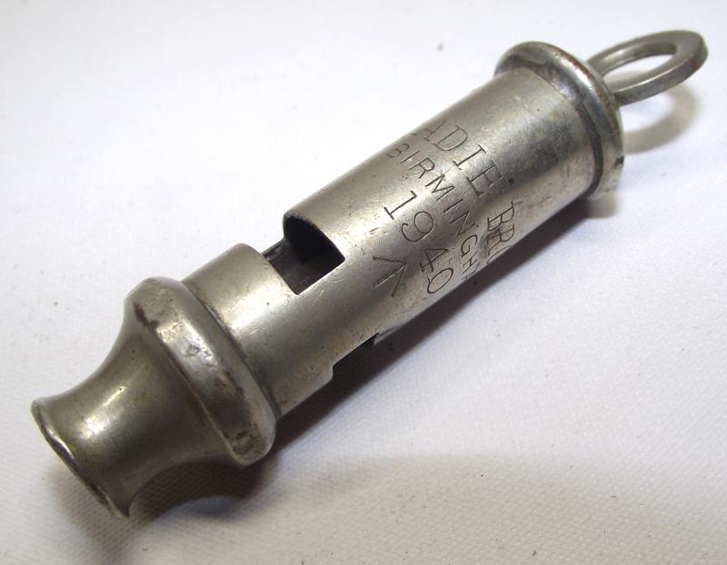 1940 Dated British Military Whistle.