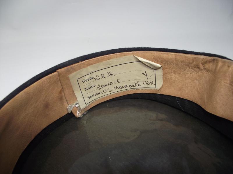 Vintage WW2 Railyway Cap with Waterproof Cover. Monmouthshire.