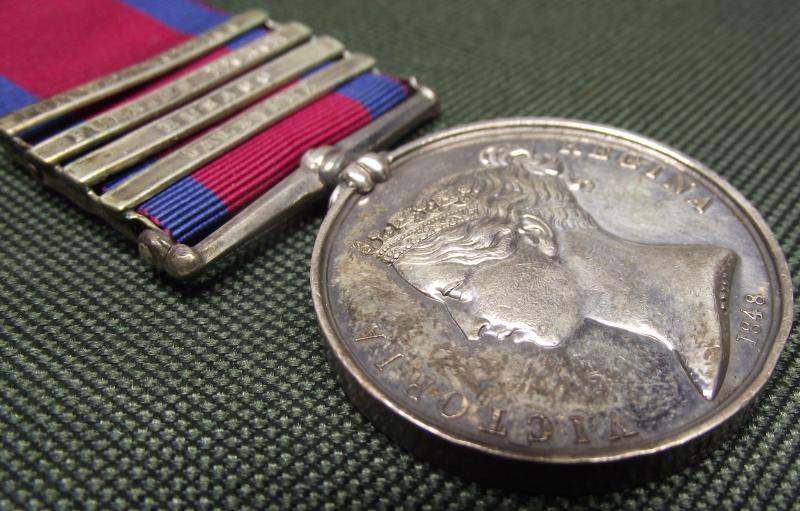 Victorian 24th Foot Talavera 4 Bar Military General Service Medal (MGSM) NO PAYPAL PAYMENTS!