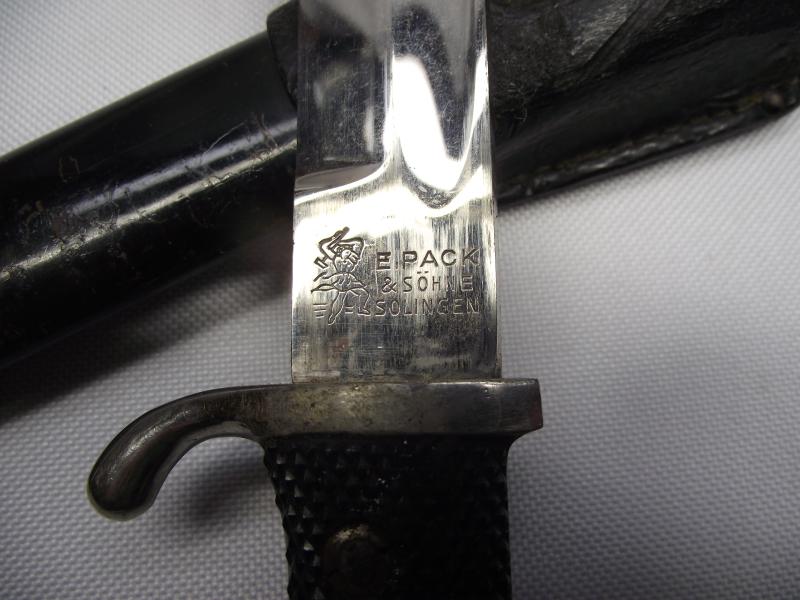 WW2 German Dress Bayonet. E.Pack & Sohn.