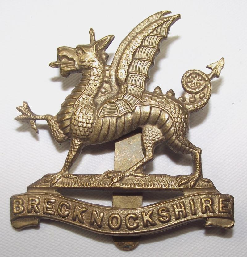Brecknockshire Territorial Battalion Cap Badge.