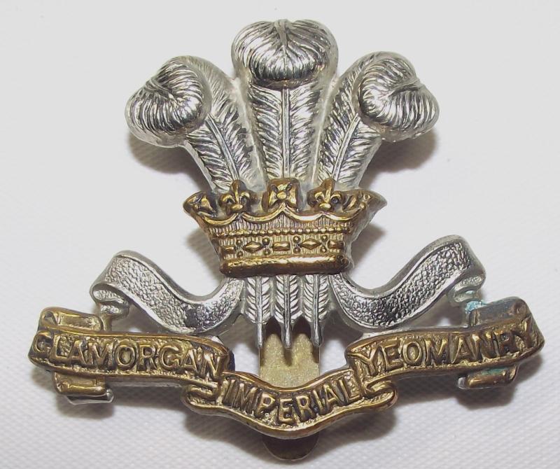 Glamorgan Imperial Yeomanry Cap Badge.