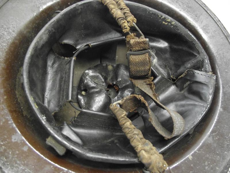 1939 Dated MK2 Factory Helmet. Player's Tobacco.