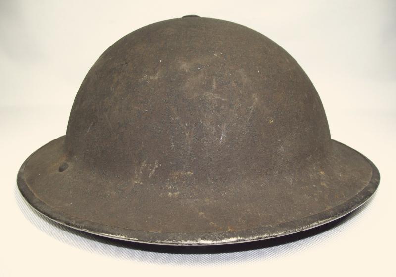 1939 Dated MK2 Army Helmet with Rough Brown Finish.
