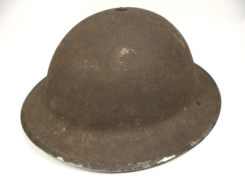 1939 Dated MK2 Army Helmet with Rough Brown Finish.
