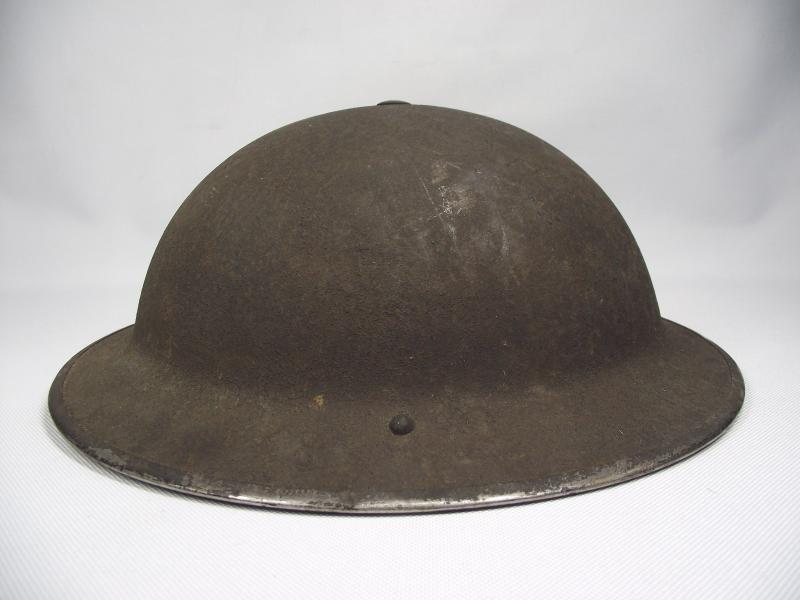 1939 Dated MK2 Army Helmet with Rough Brown Finish.