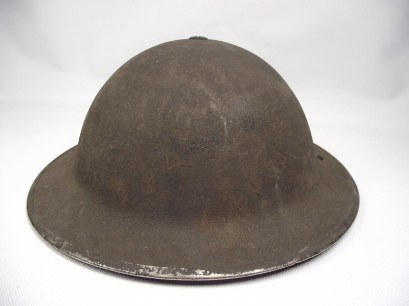1939 Dated MK2 Army Helmet with Rough Brown Finish.