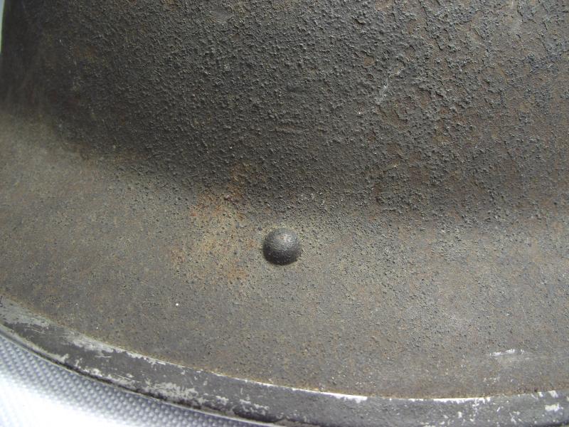 1939 Dated MK2 Army Helmet with Rough Brown Finish.