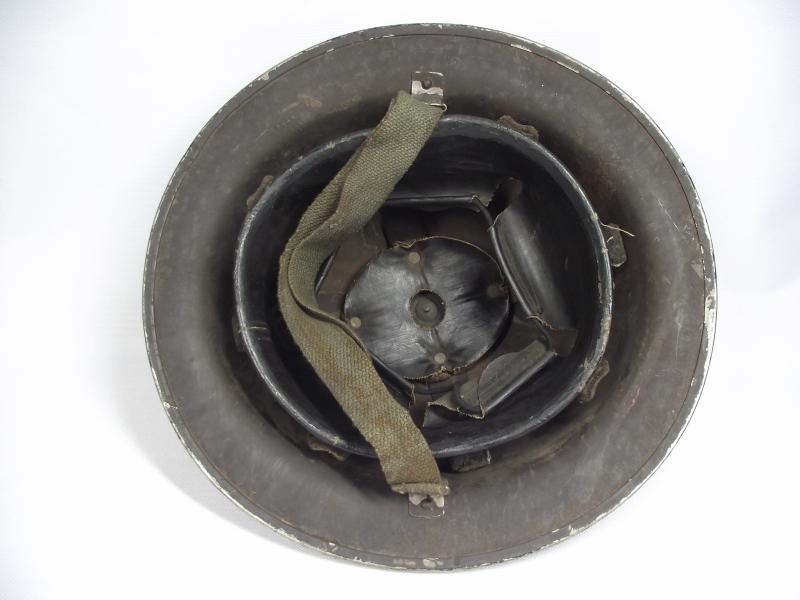 1939 Dated MK2 Army Helmet with Rough Brown Finish.