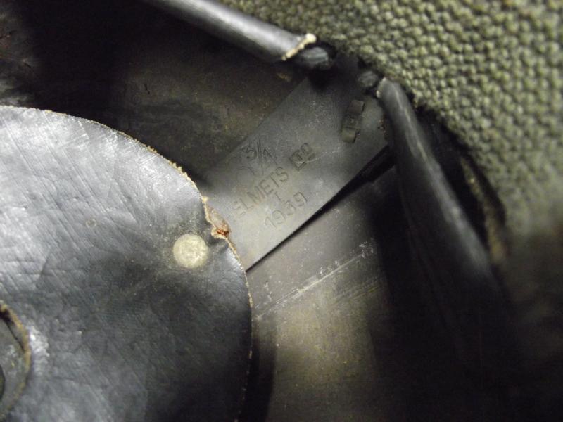 1939 Dated MK2 Army Helmet with Rough Brown Finish.