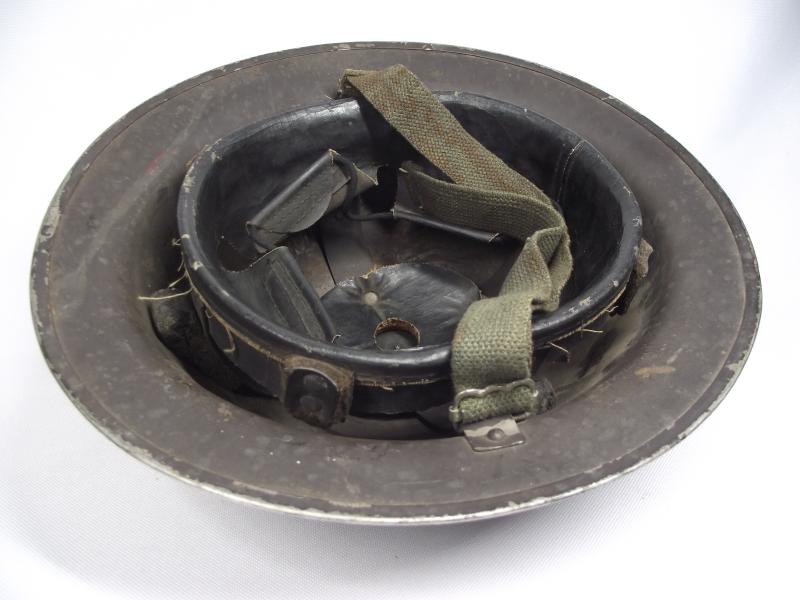 1939 Dated MK2 Army Helmet with Rough Brown Finish.