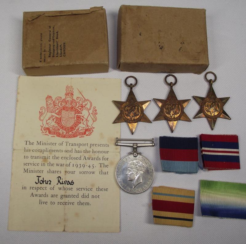 WW2 Cardiff Merchant Navy Casualty, SS-Empire Lake 1943. Sunk by U-181.