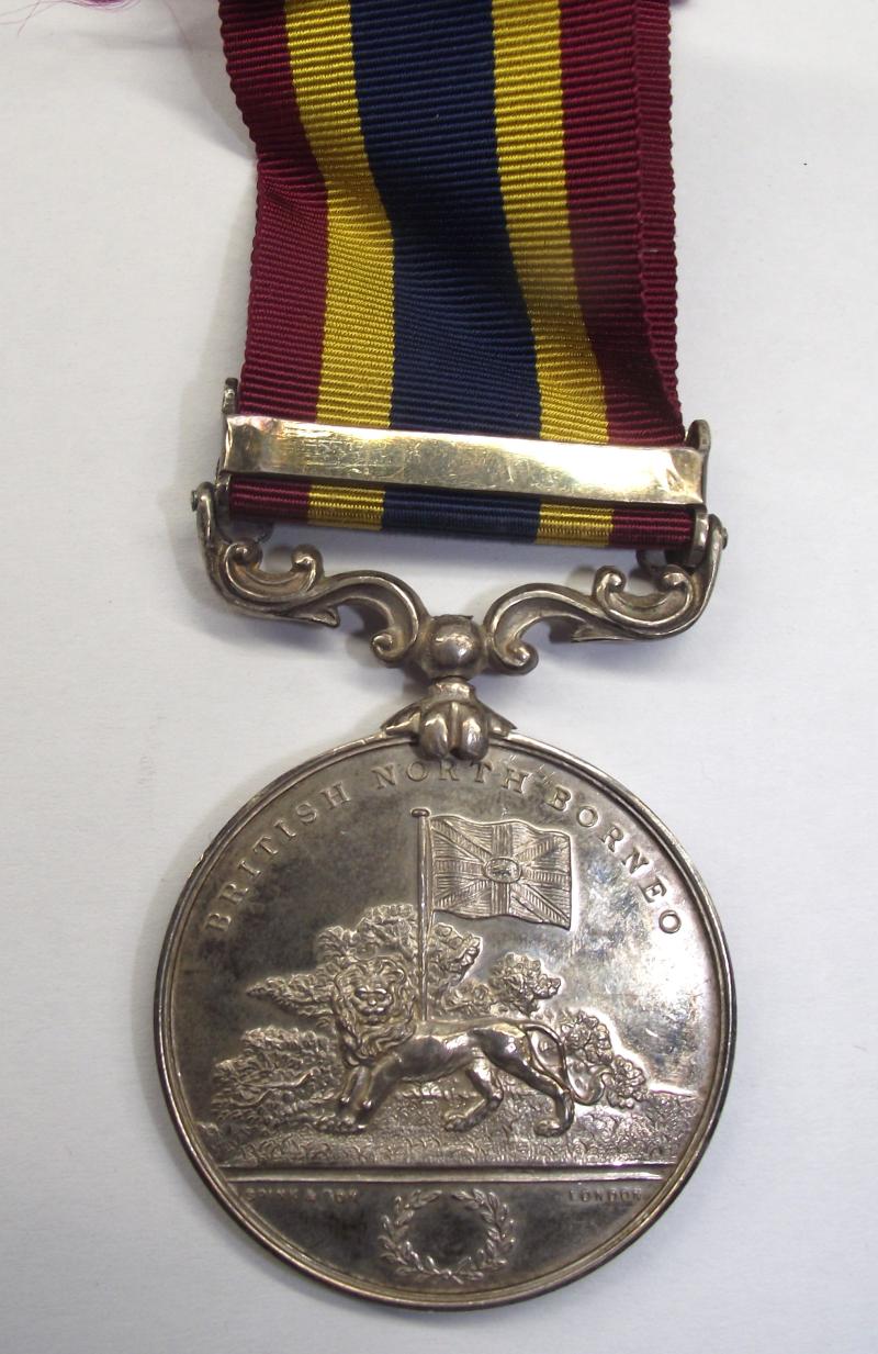 British North Borneo, Rundum Bar, Medal. Spink Marked Copy.