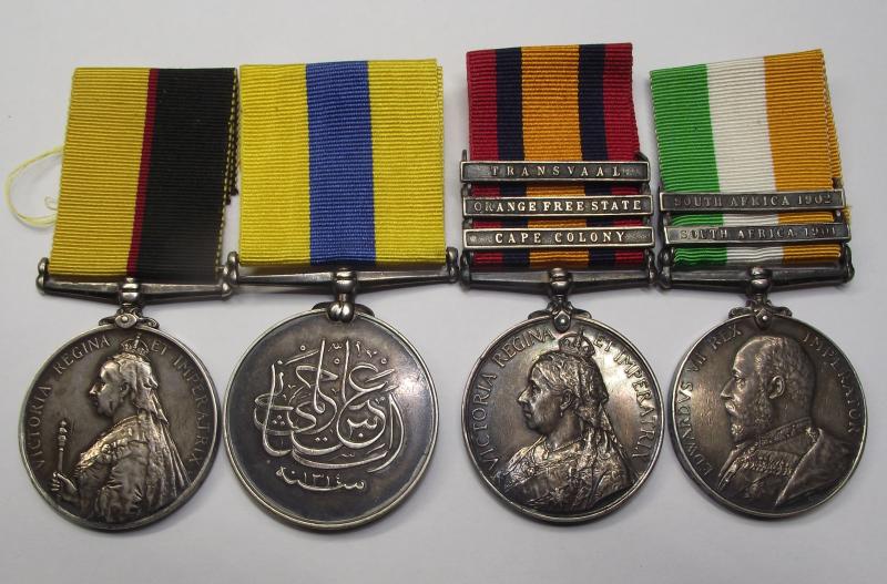 Victorian Grenadier Guards Sudan Boer War Medal Group.