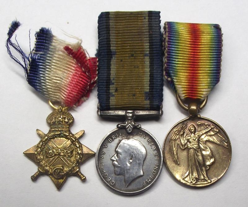 MM1 British Medal Trio Miniature Set.