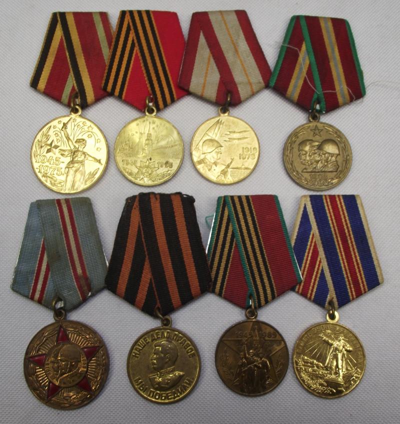 8 X Russian Medals.