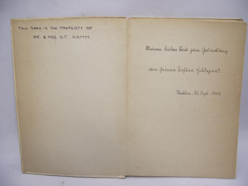 WW2 German War Artist Ernst Eigener Book. 1942.