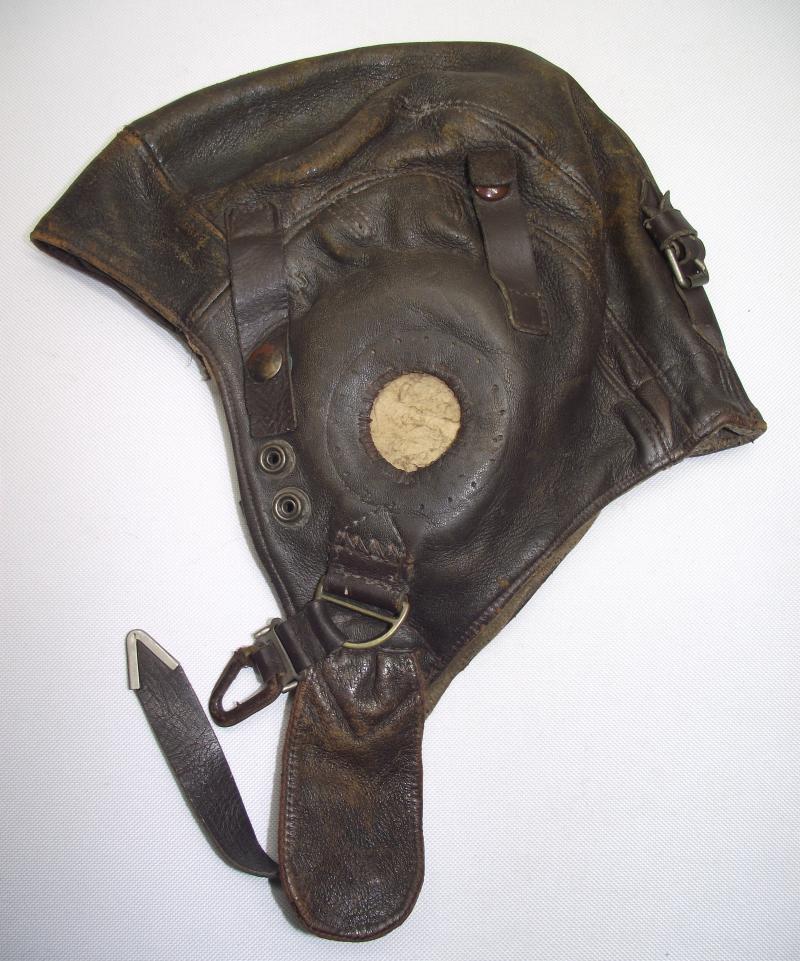Early ''C-Type'' Flying Helmet with Bennett Buckle.