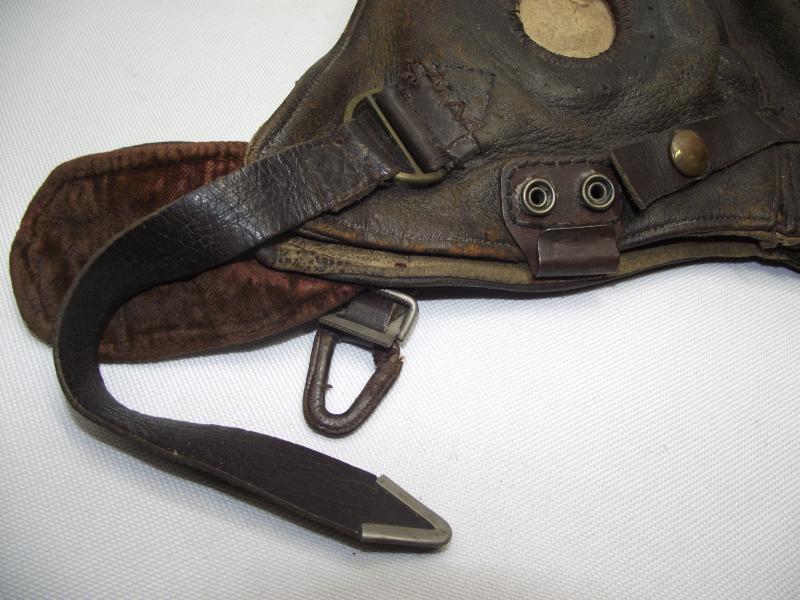 Early ''C-Type'' Flying Helmet with Bennett Buckle.