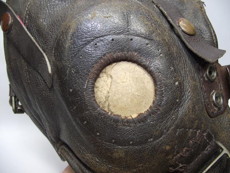 Early ''C-Type'' Flying Helmet with Bennett Buckle.
