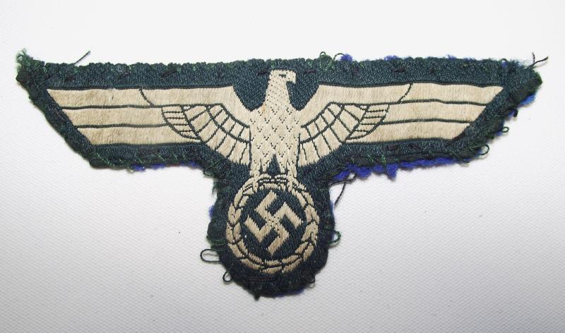 WW2 German Heer Cloth Tunic Breast Badge.
