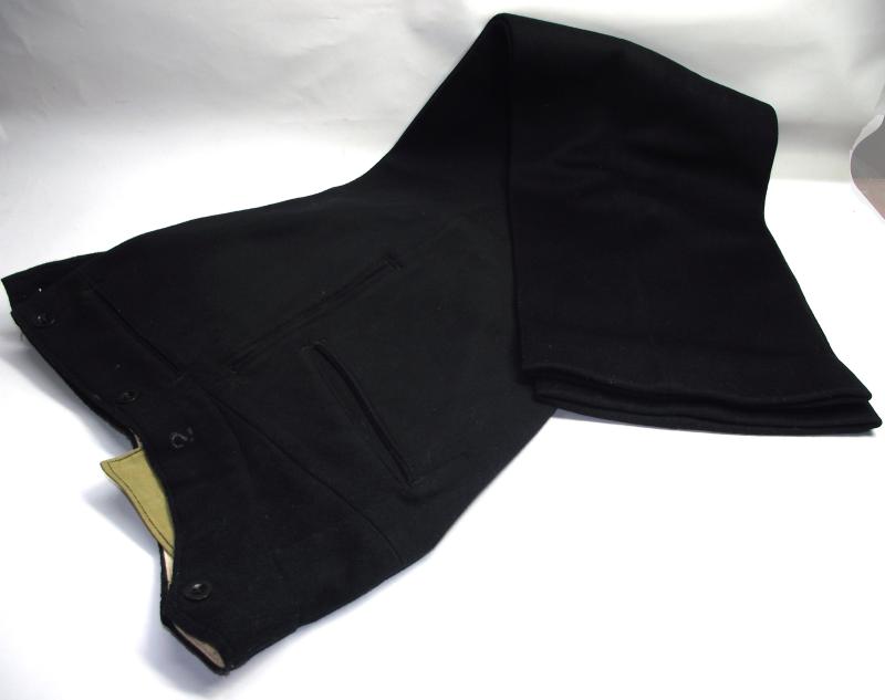 Vintage British Police Heavy Wool Trousers.