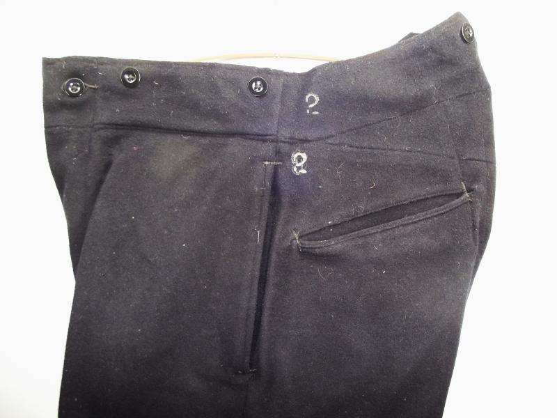 Vintage British Police Heavy Wool Trousers.