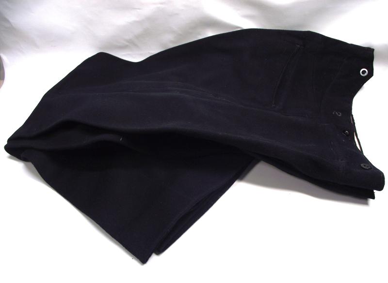 Vintage British Police Heavy Wool Trousers.