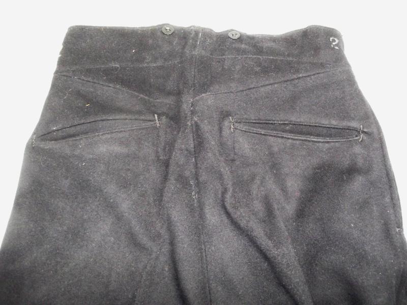 Vintage British Police Heavy Wool Trousers.