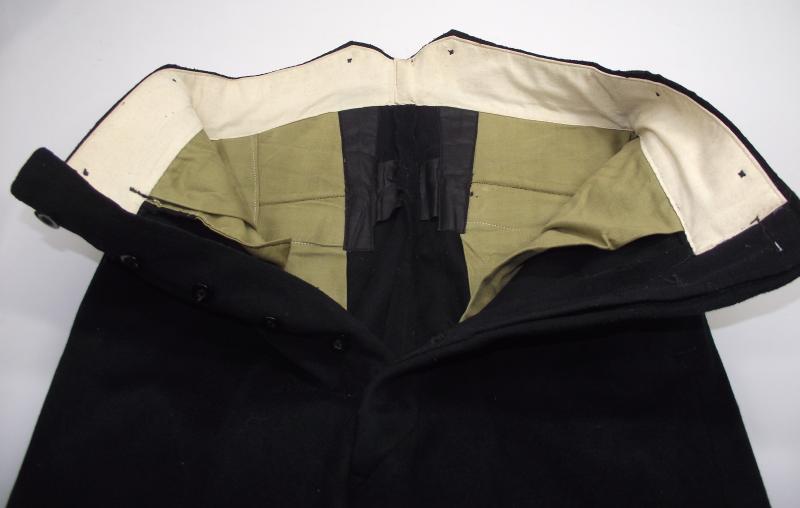 Vintage British Police Heavy Wool Trousers.