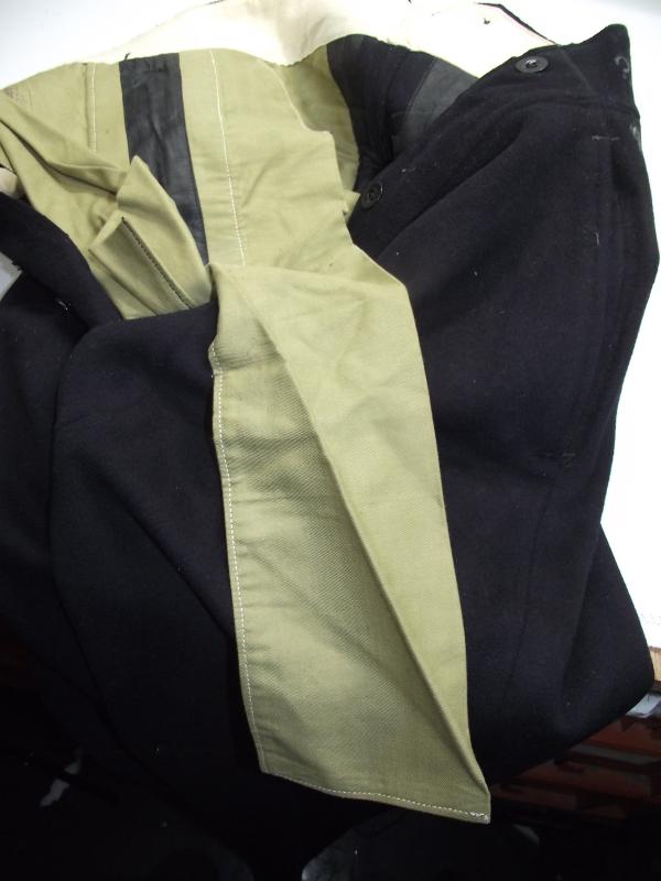 Vintage British Police Heavy Wool Trousers.