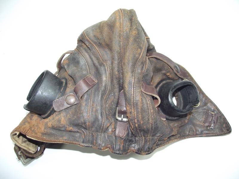 Early ''C-Type'' Flying Helmet with Bennett Buckle.