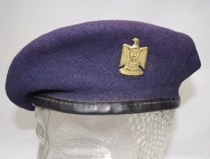 Iraqi Dark Blue Military Beret. OIF Desert Storm.