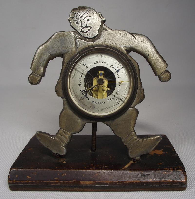 WW1 Royal Flying Corps Clock Barometer Souvenir.