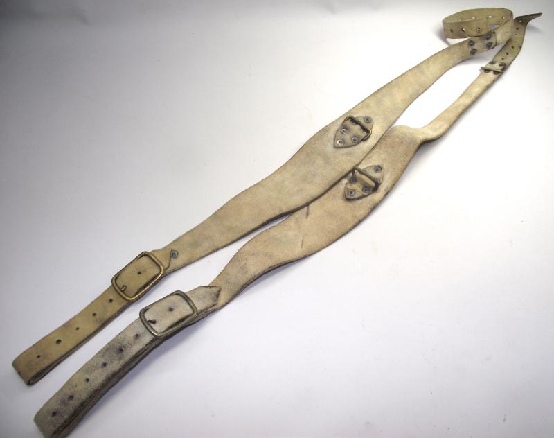 Victorian Slade-Wallace 1888 Pattern Leather Braces.