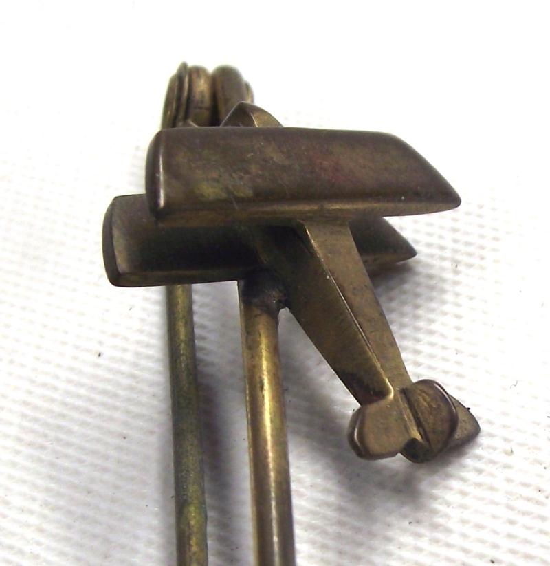 WW1 Biplane Brass Sweetheart.