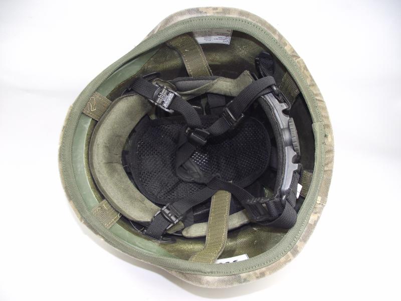 Ukrainian Ballistic Helmet, AH.HC with its Ukrainian digital Camo Cover. .