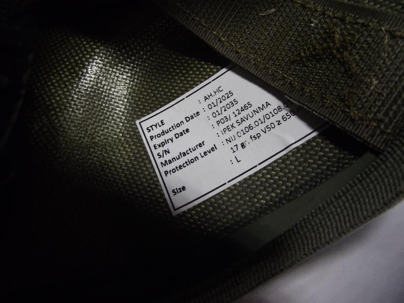 Ukrainian Ballistic Helmet, AH.HC with its Ukrainian digital Camo Cover. .