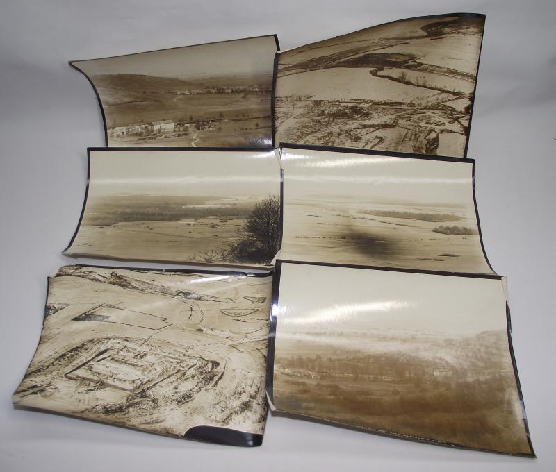 6 X Large WW1 Reconnaissance Photos, Hattonchatel and surrounding area. 1918?