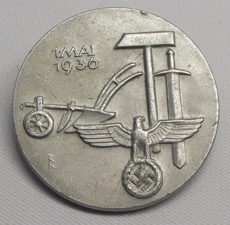 1st May 1936 Event Badge. Steinhauer & Luck.