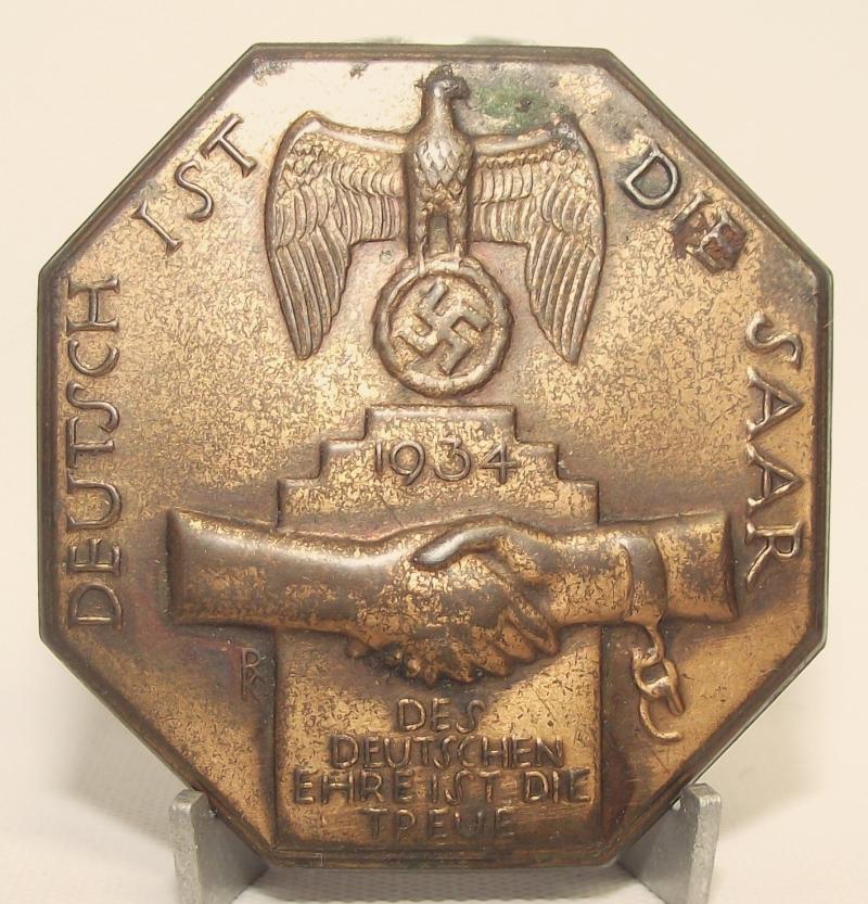 Deutsch Ist Die Saar Event badge/ Tinnie.