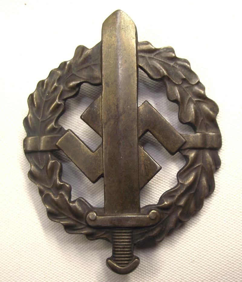 Bronze SA Sports Badge. Fechler Bernsbach.