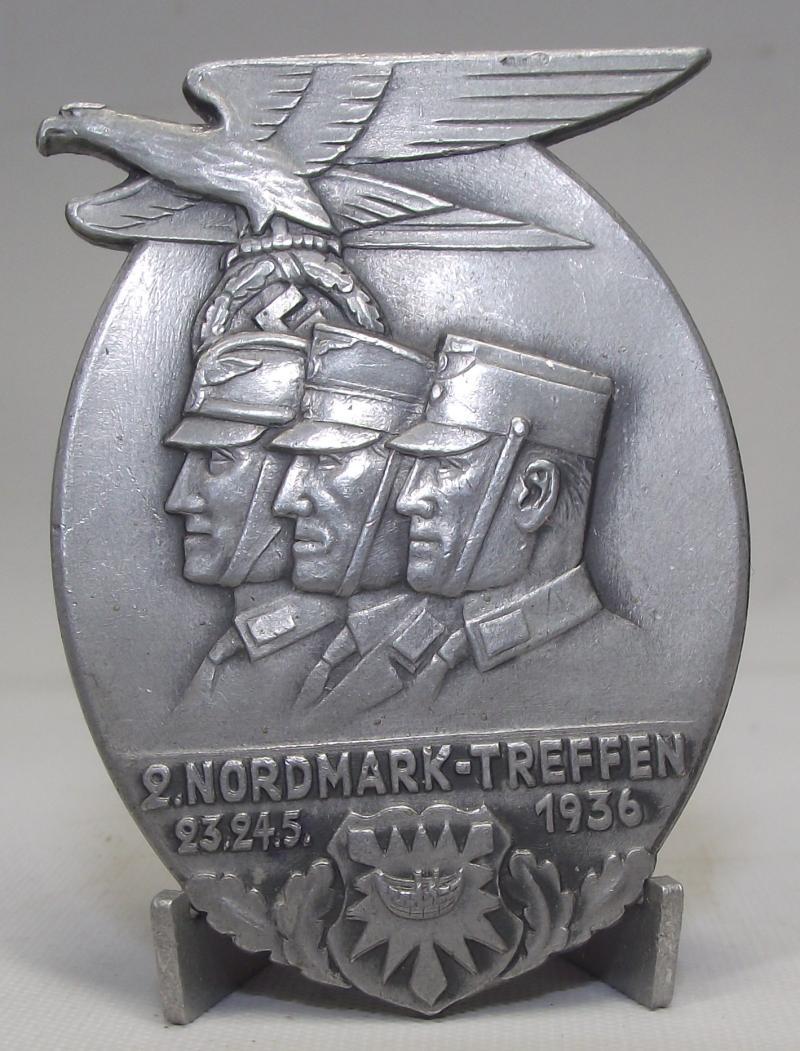 NSDAP Event Badge/ Tinnie. Nordmark-Treffen. 1936.