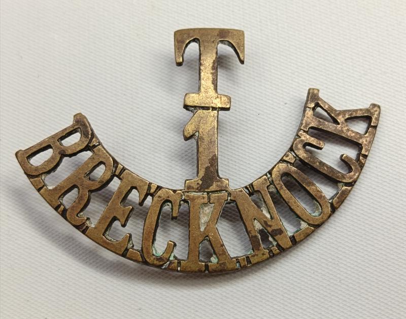 T1-Brecknock Brass Shoulder Title.