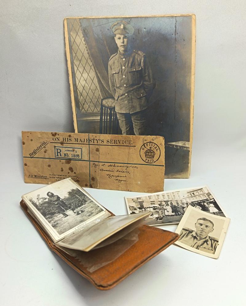 Family Paperwork Group. WW1/WW2. RFC KIA. Newport Interest.