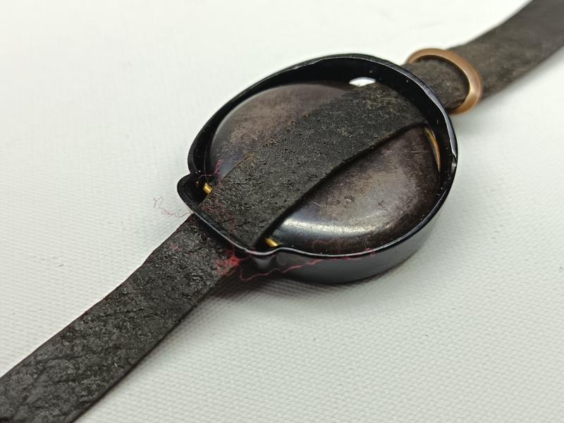 Vintage Converted Fob Watch Wristlet. Blacklock's Converter. Trench Watch.