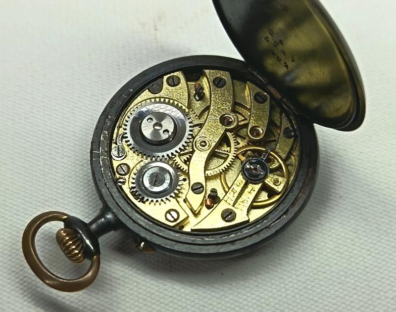 Vintage Converted Fob Watch Wristlet. Blacklock's Converter. Trench Watch.