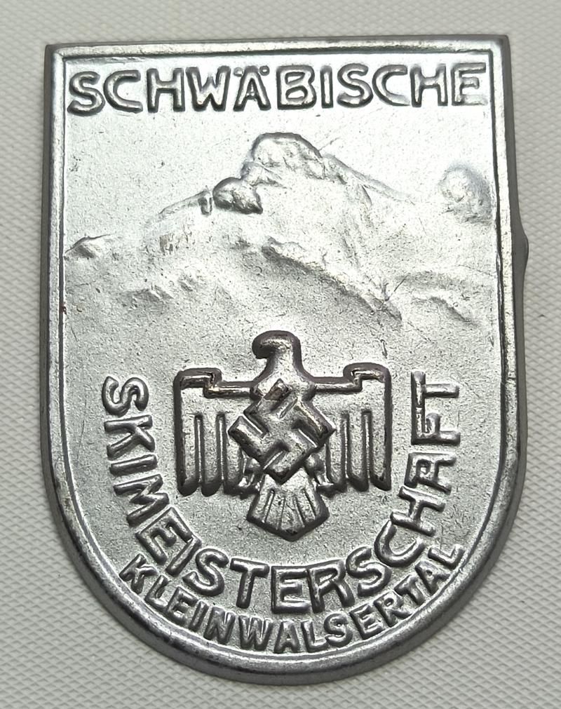 Skimeisterschaft Tinnie/ Event Badge.Schwabische Kleinwalsertal..