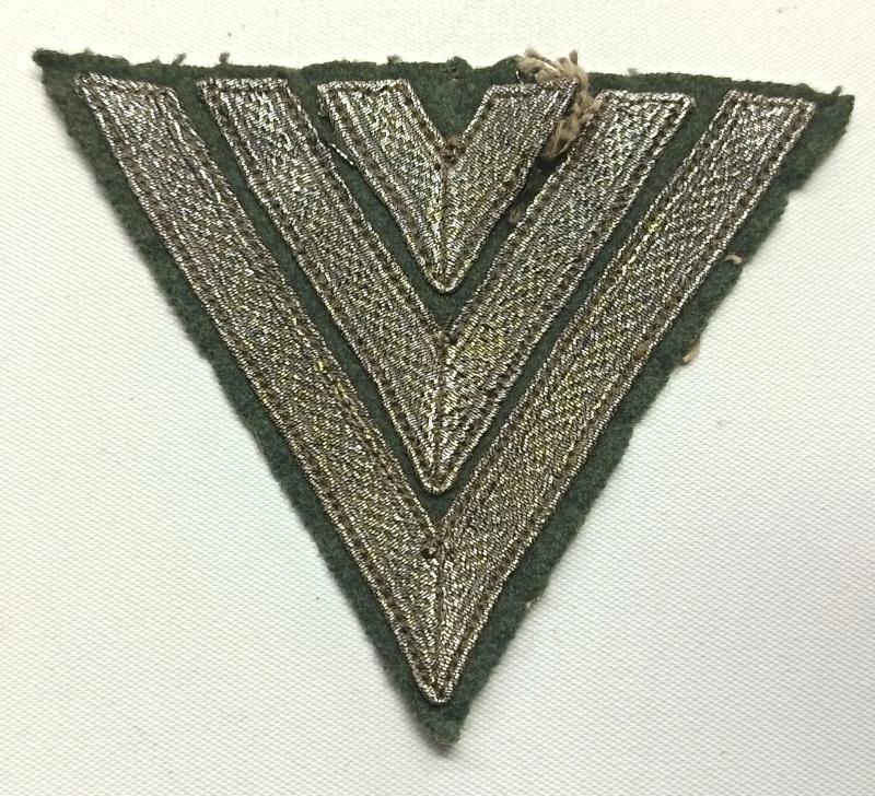 WW2 German Army Hauptgefreiter Chevron Arm Patch.
