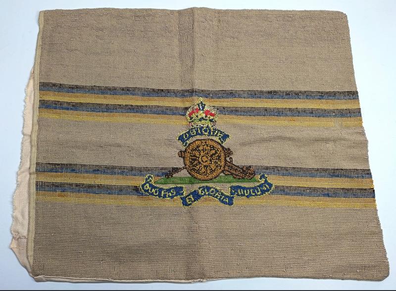 Large Royal Artillery Cushion Cover.